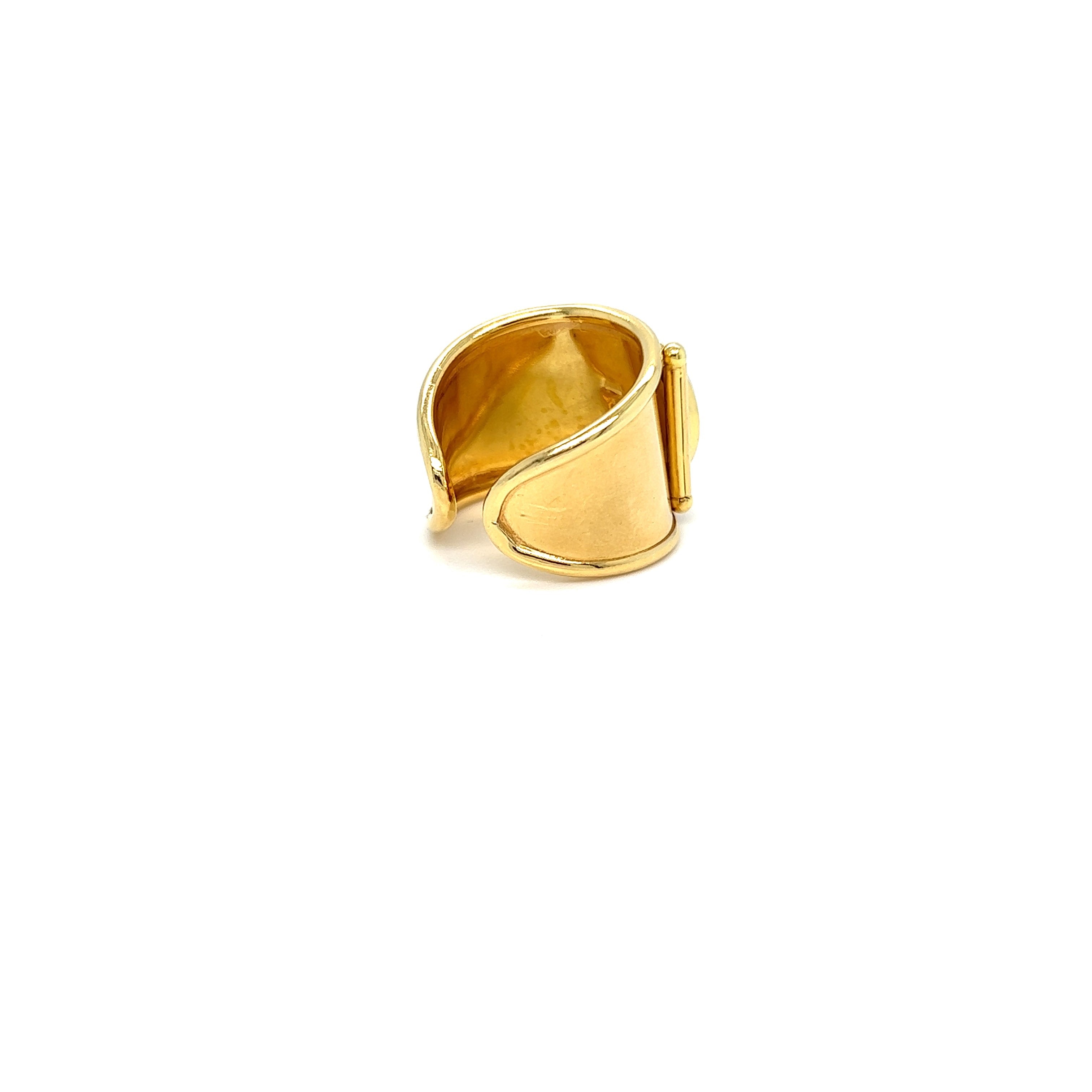 Yellow Gold 18k Pearl Ring | I&I Diamonds in Coconut Creek, FL