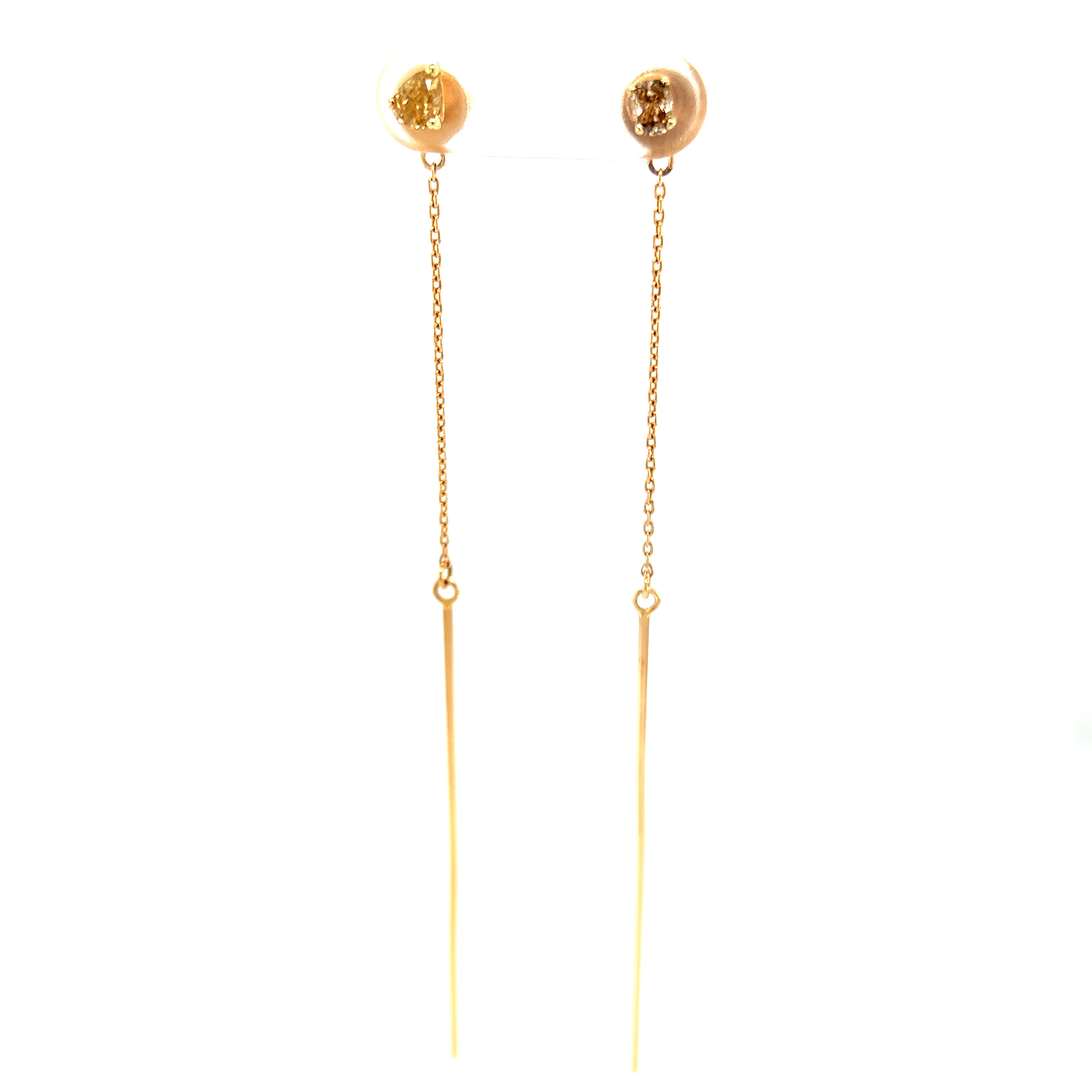 Rose Gold 14K Diamond Earrings | I&I Diamonds in Coconut Creek, FL