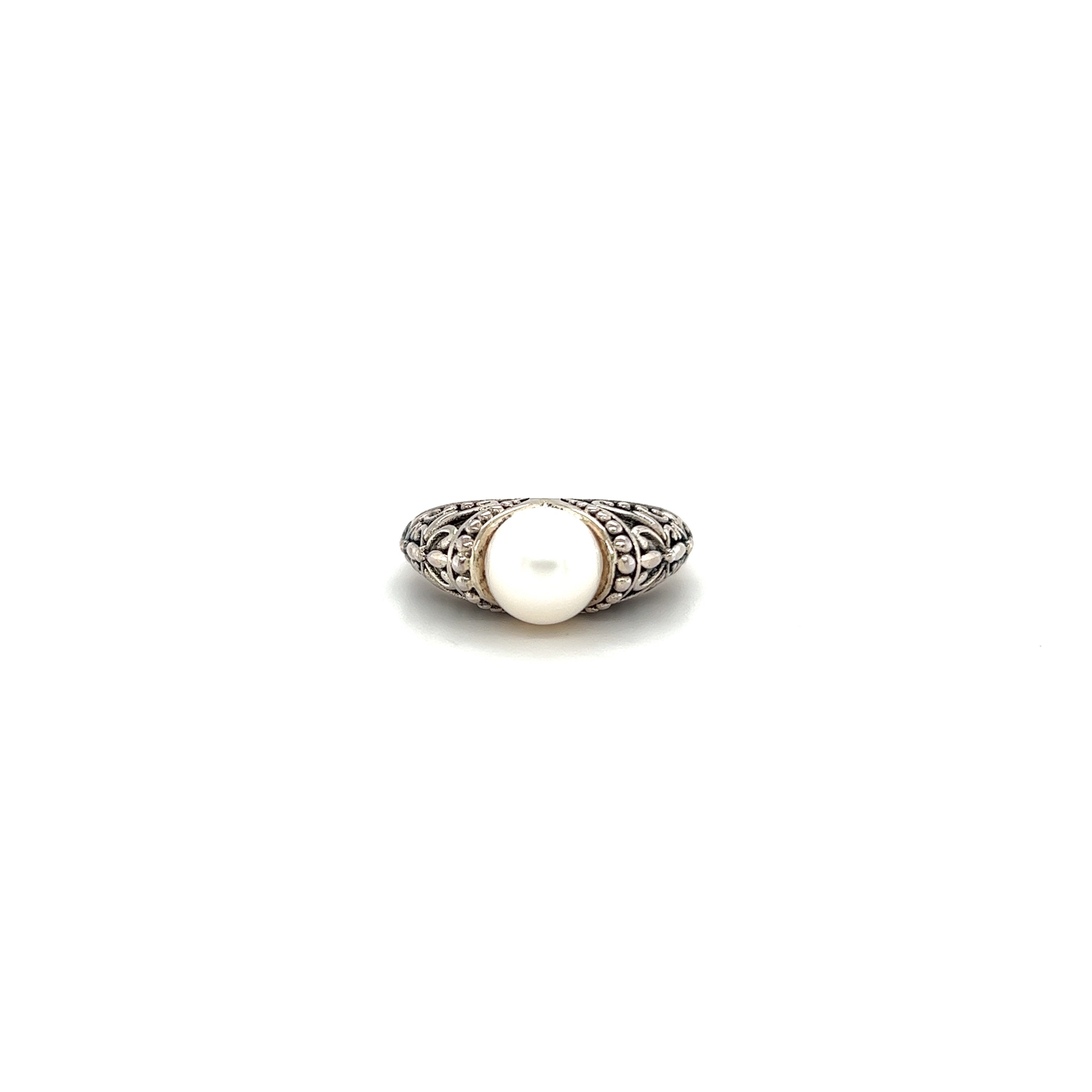 Silver 925 Pearl Ring | I&I Diamonds in Coconut Creek, FL