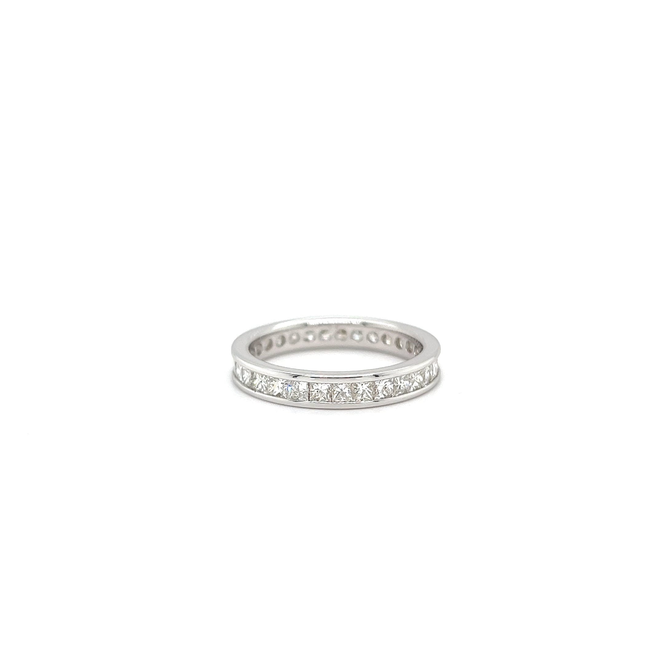 White Gold 18k Diamond 1.85 ctw Eternity Band | I&I Diamonds in Coconut Creek, FL