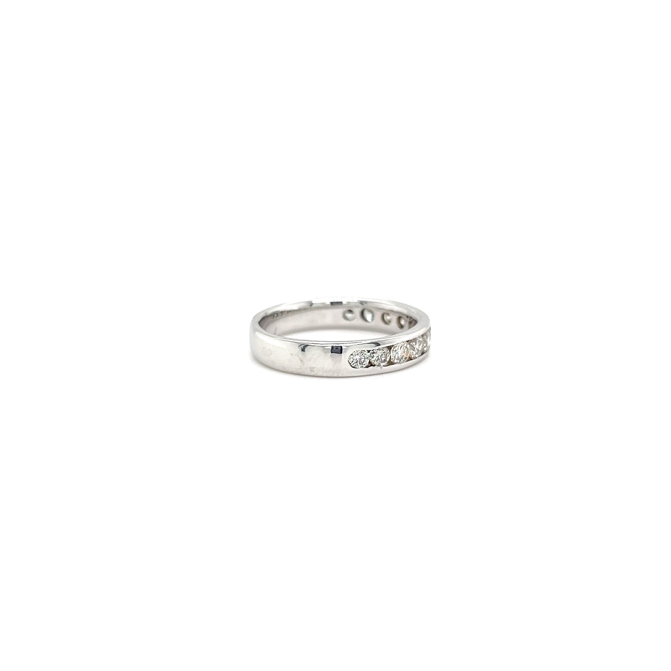 White Gold 14k Diamond Wedding Band | I&I Diamonds in Coconut Creek, FL