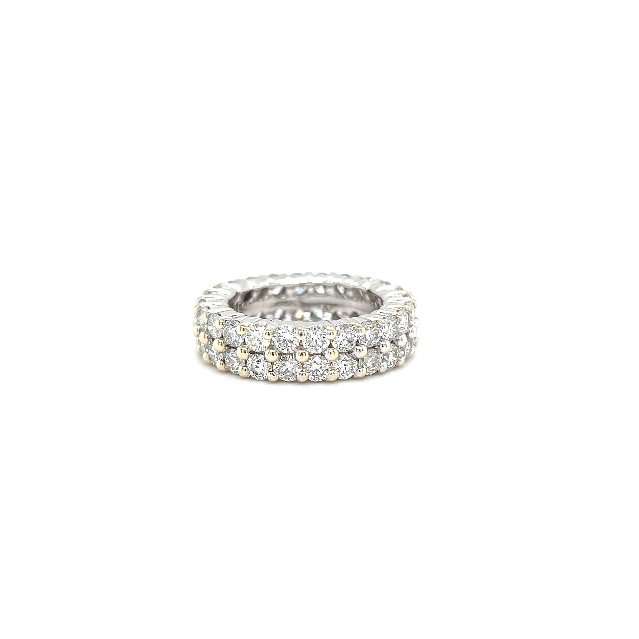 White Gold 18k Diamond 4.5 ctw Eternity Band| I&I Diamonds in Coconut Creek, FL