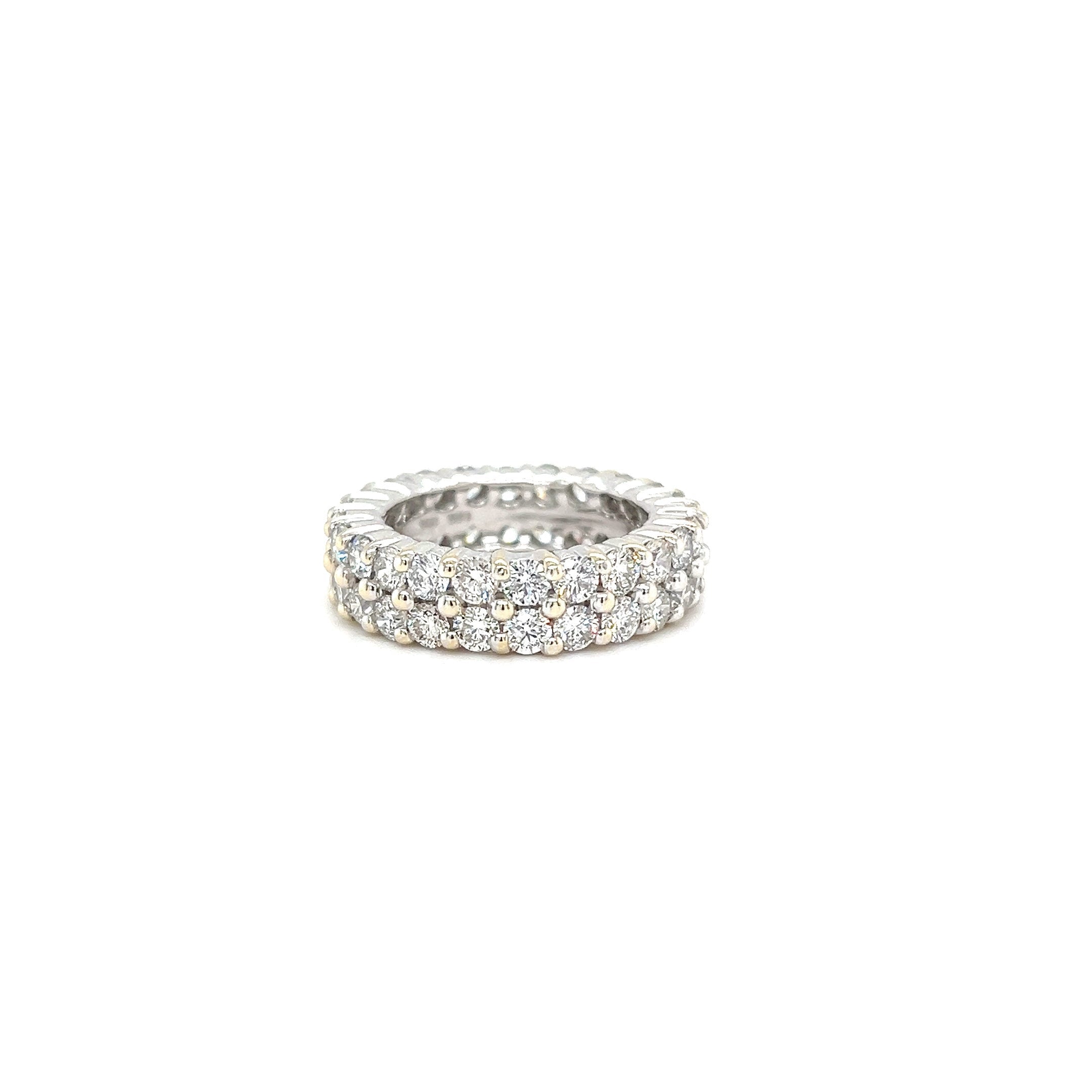 White Gold 18k Diamond 4.5 ctw Eternity Band| I&I Diamonds in Coconut Creek, FL