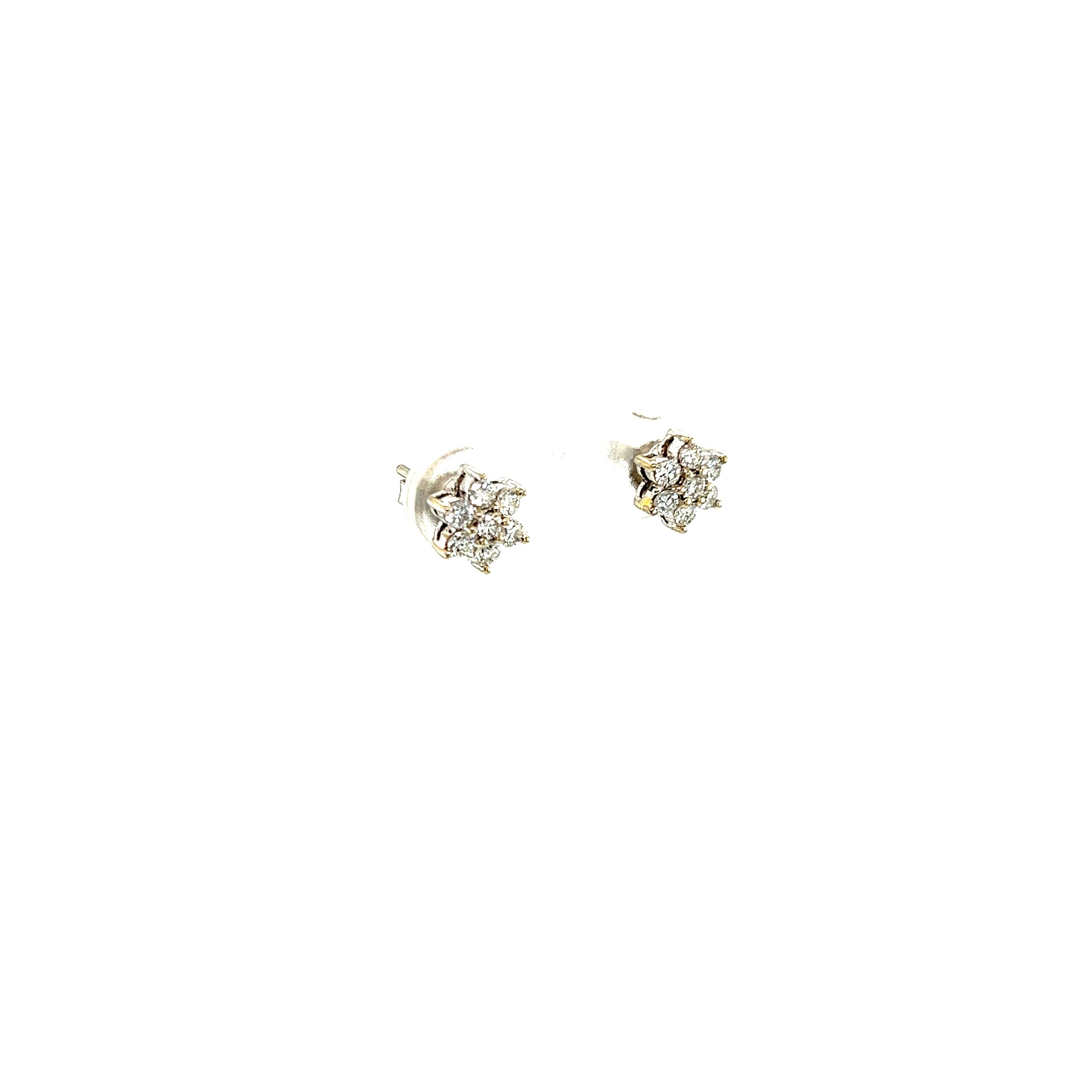 Diamond 0.42 ctw White Gold 14k Studs | I&I Diamonds in Coconut Creek, FL