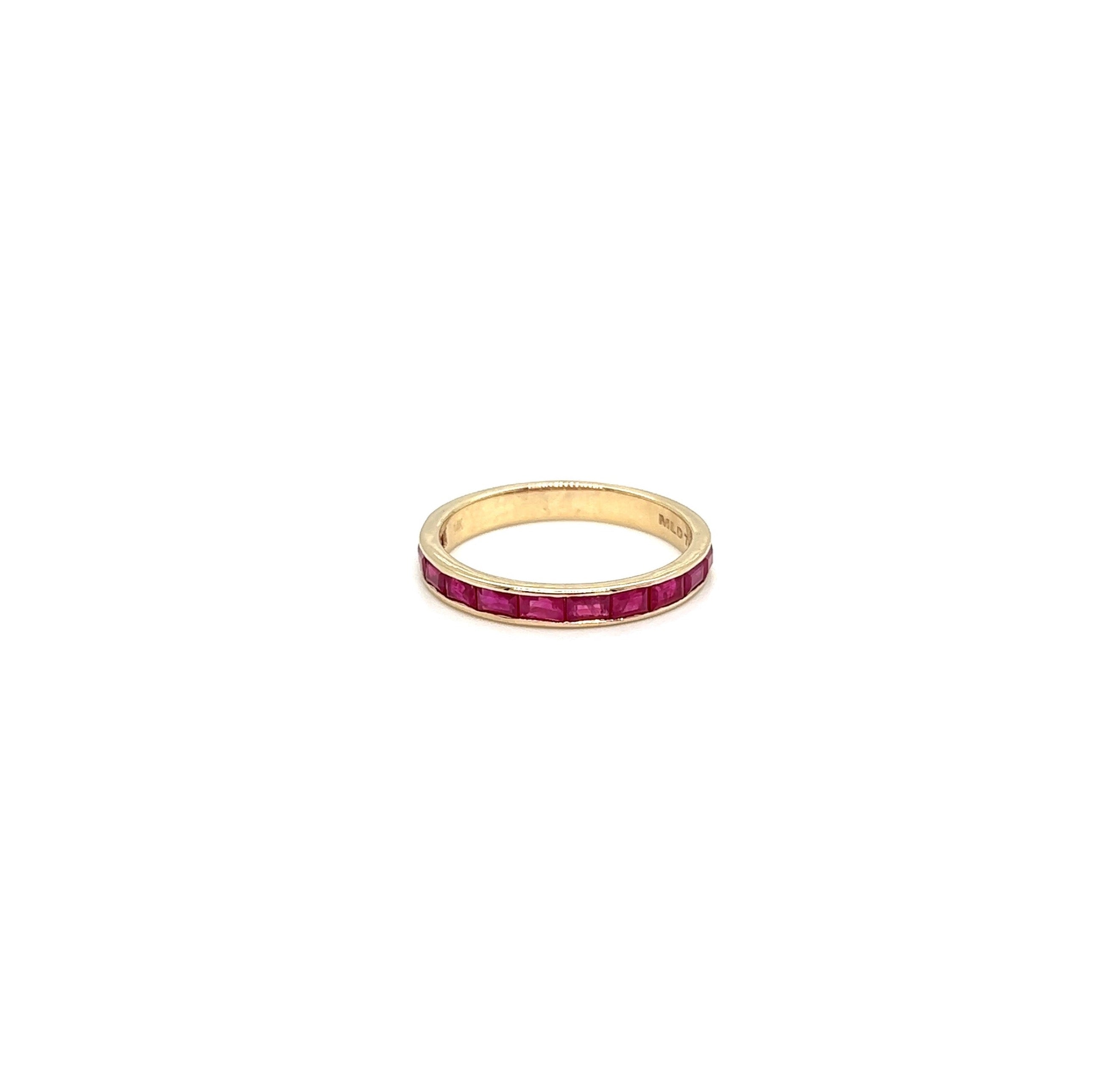 Yellow Gold 14k Ruby Ring | I&I Diamonds in Coconut Creek, FL