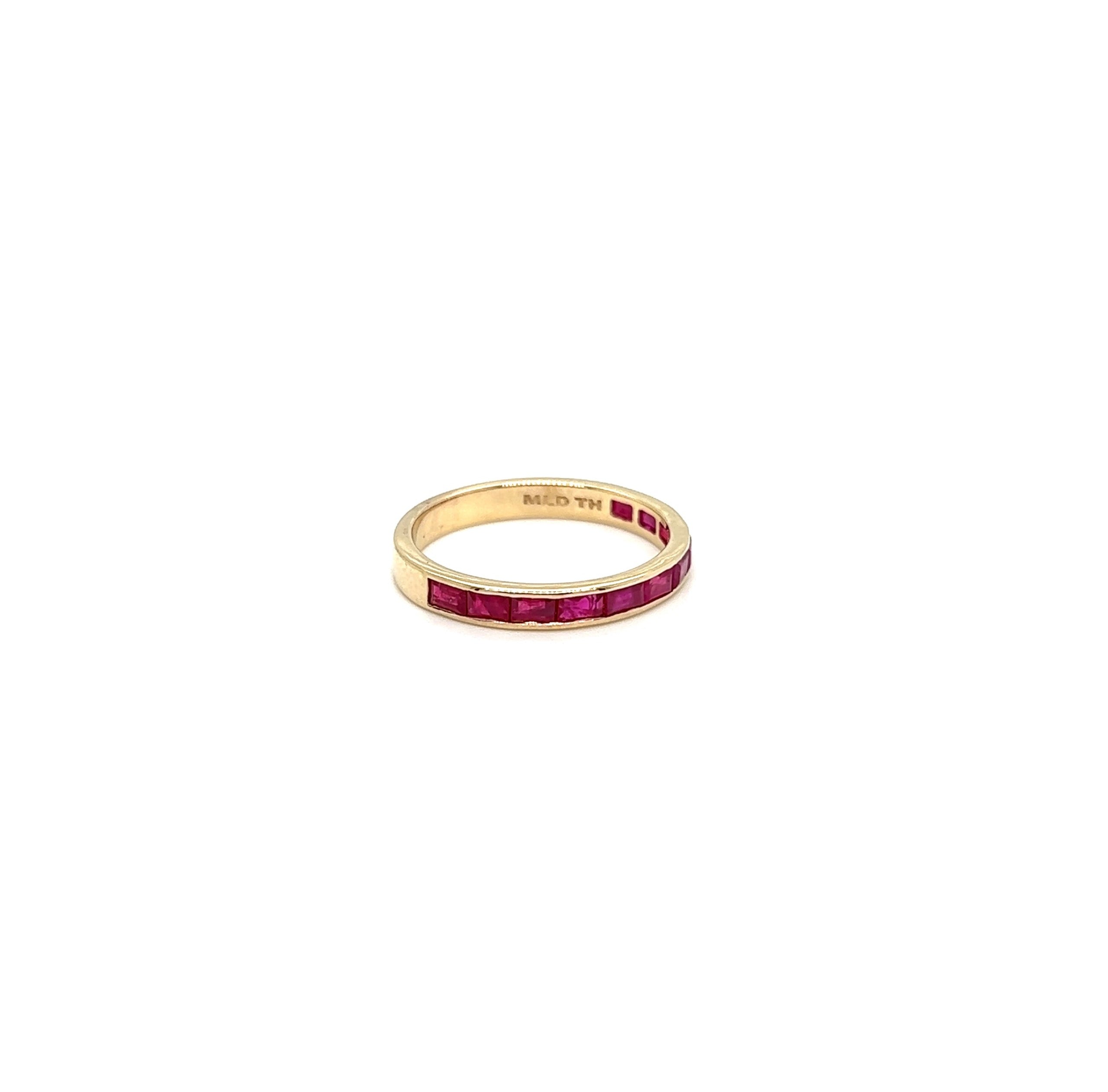 Yellow Gold 14k Ruby Ring | I&I Diamonds in Coconut Creek, FL