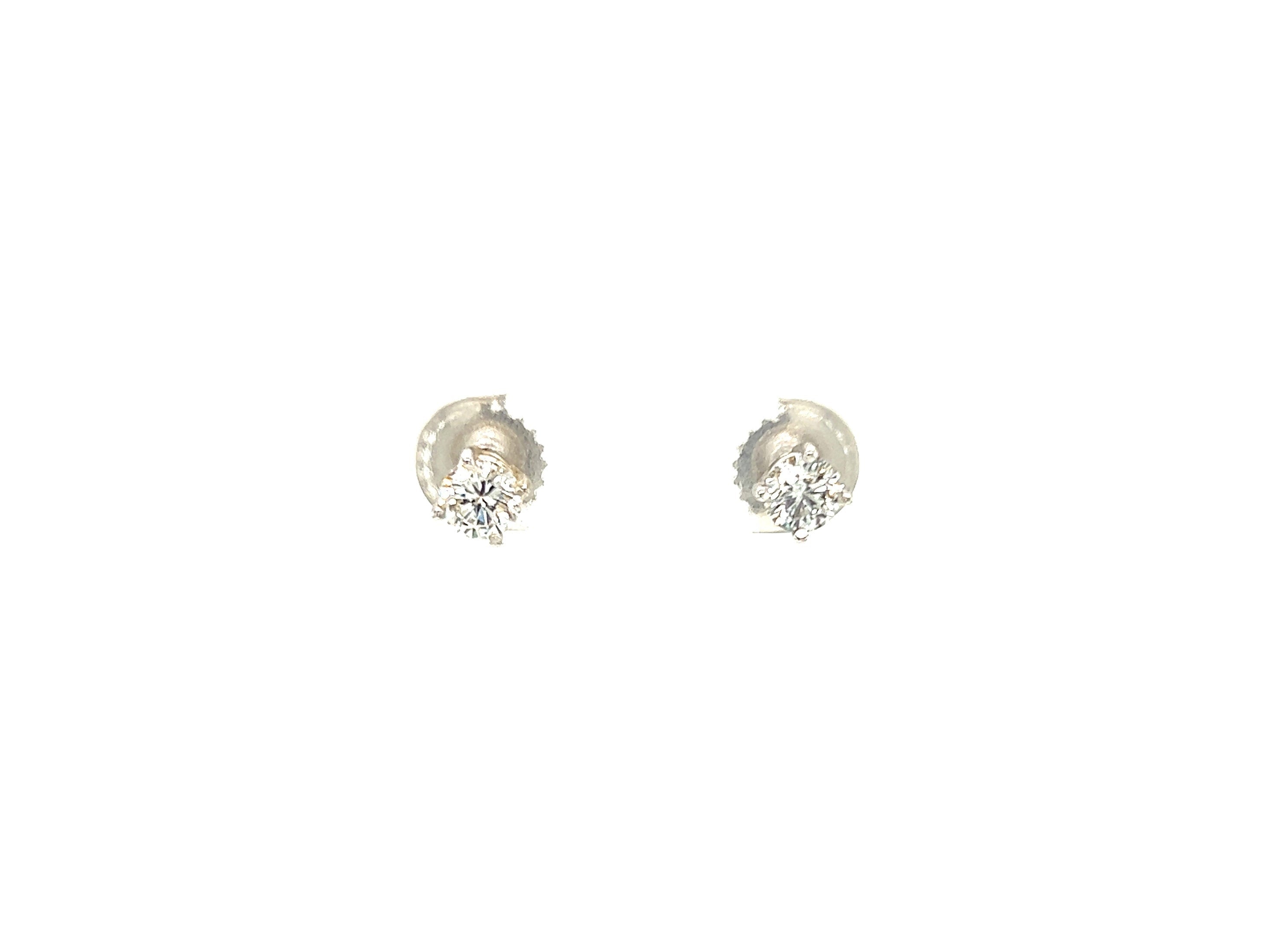 Diamond 0.64 ctw White Gold 14k Studs | I&I Diamonds in Coconut Creek, FL