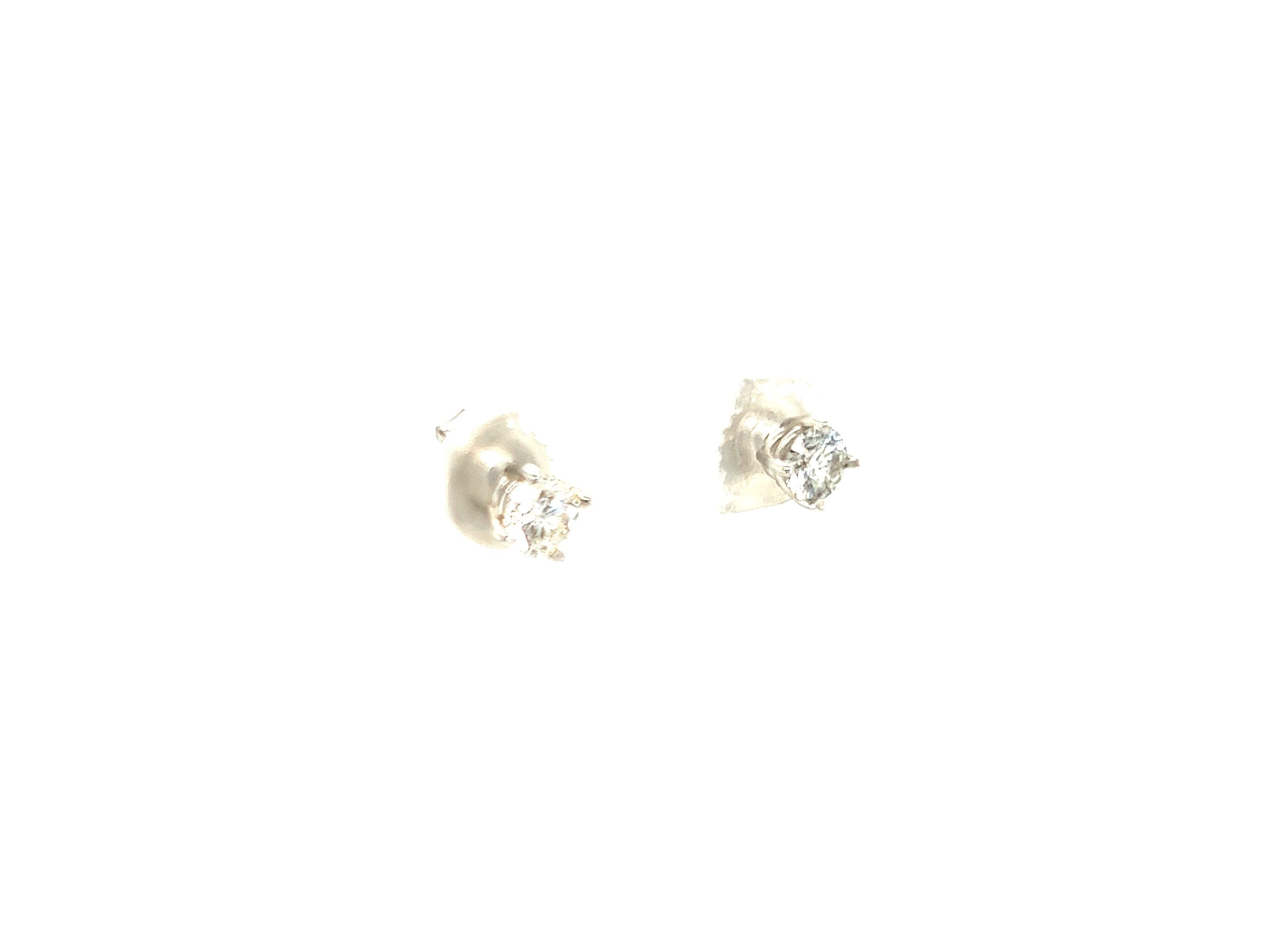 Diamond 0.64 ctw White Gold 14k Studs | I&I Diamonds in Coconut Creek, FL