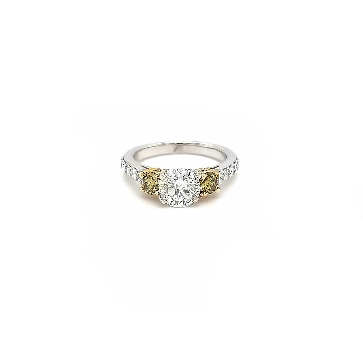 White Gold 14k Round Diamond 1.42ctw  Engagement Ring | I&I Diamonds in Coconut Creek, FL