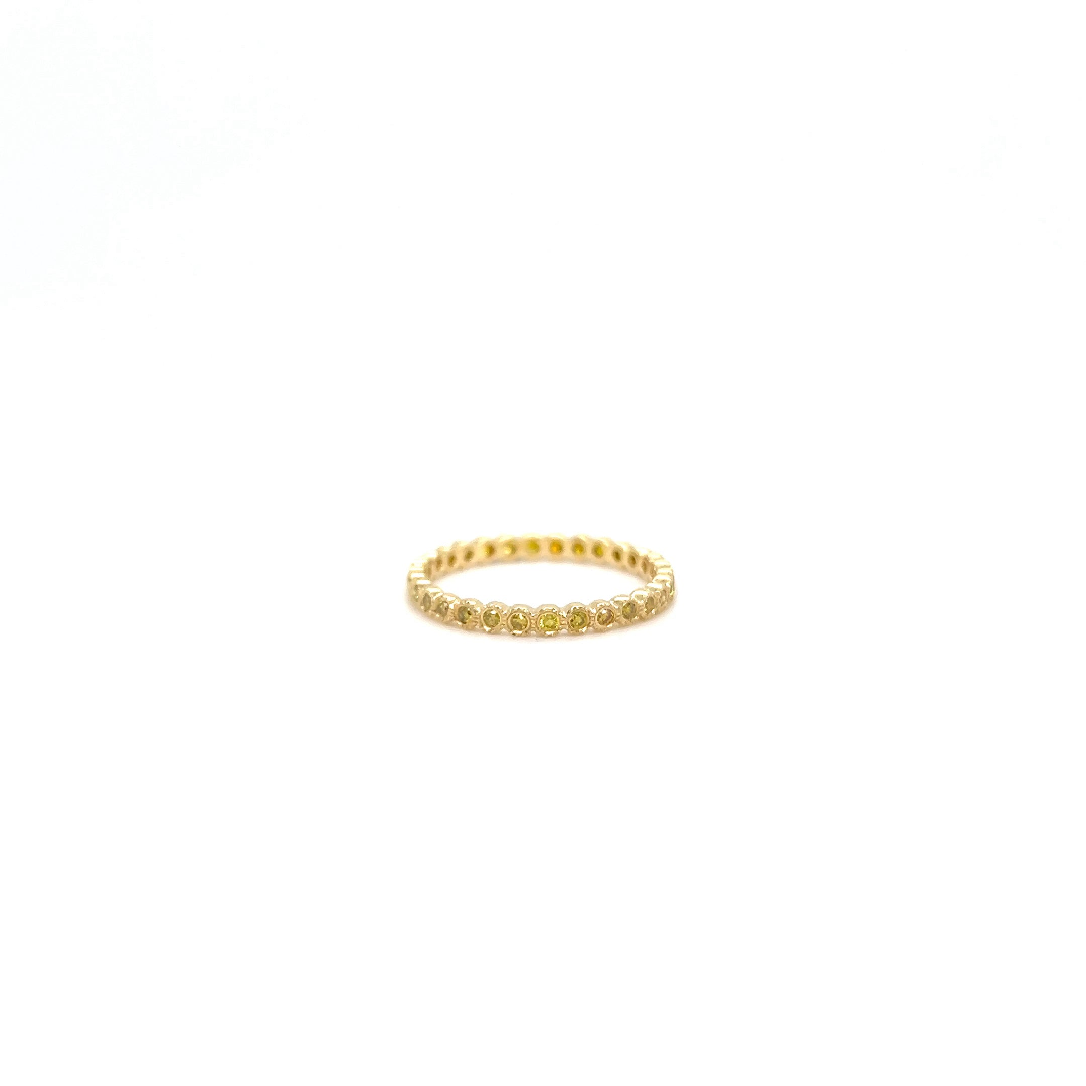 Yellow Gold 18k Diamond 0.3 ctw Eternity Band | I&I Diamonds in Coconut Creek, FL