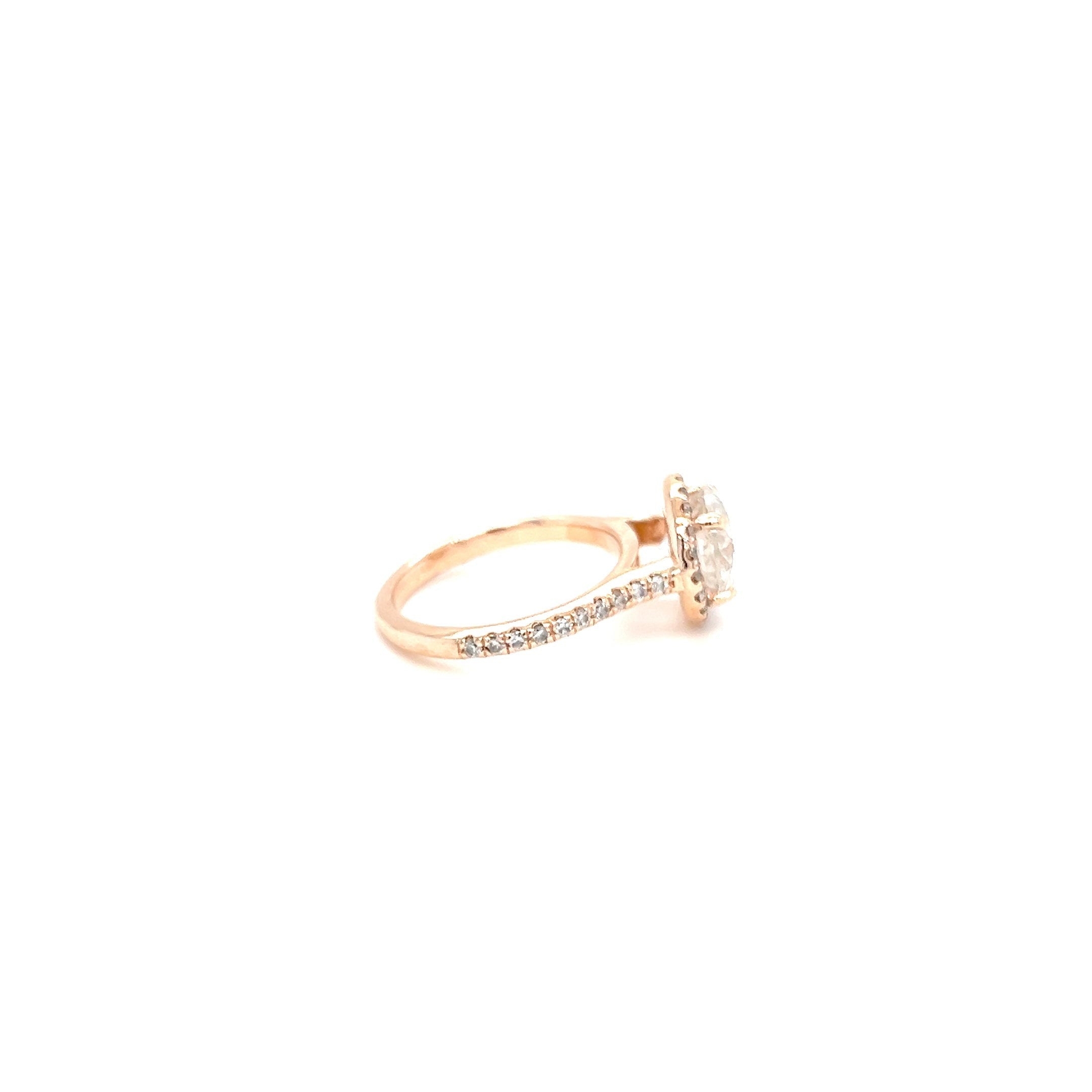 Rose Gold 14k Round Diamond 2.42 ctw Engagement Ring | I&I Diamonds in Coconut Creek, FL