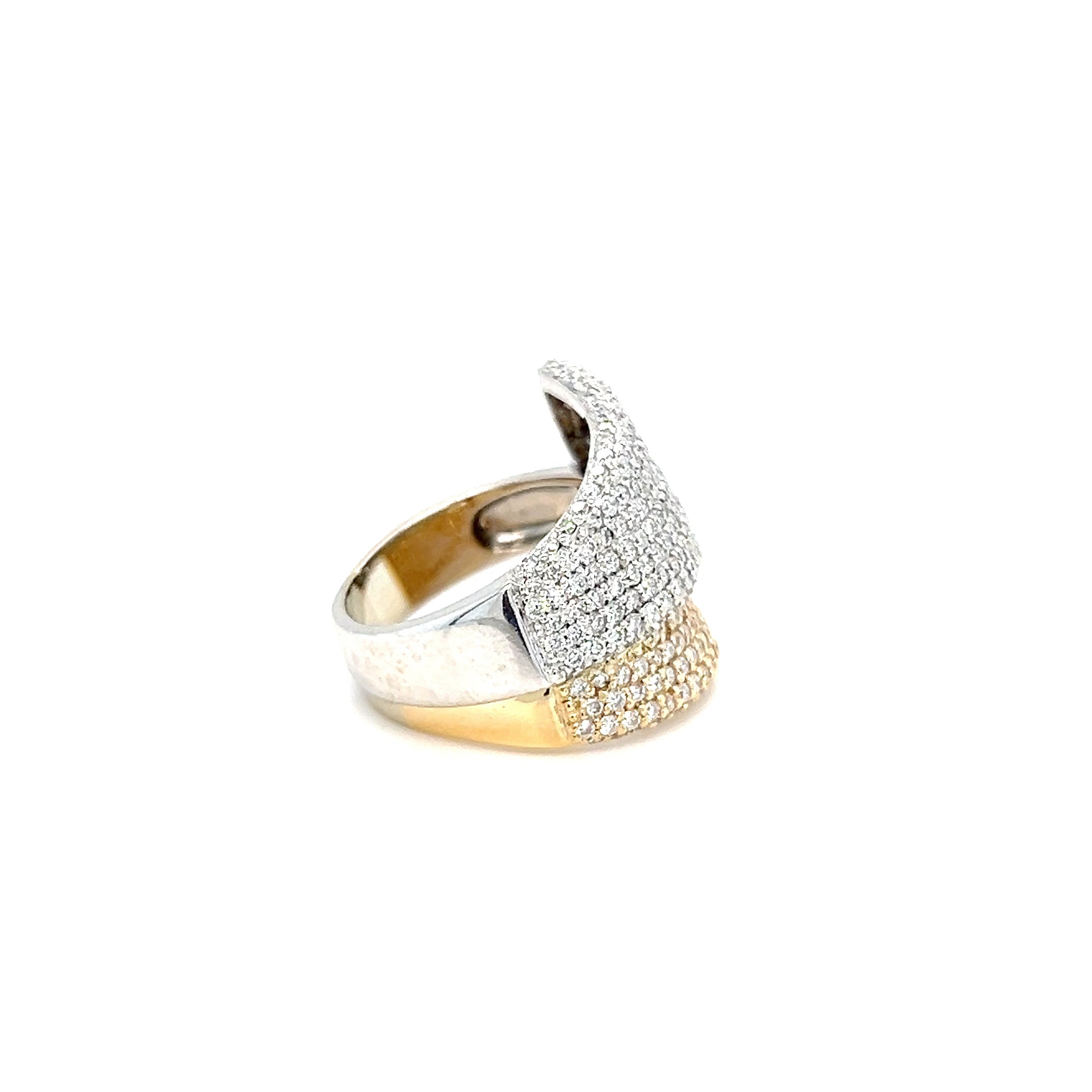 White and Yellow Gold 14k Diamond Ring | I&I Diamonds in Coconut Creek, FL