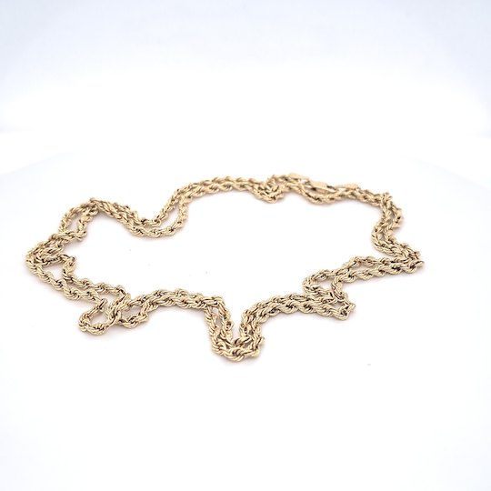 14k Yellow Gold Rope-Chain