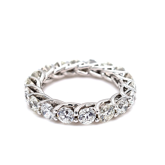 18k White Gold Diamond Eternity Band