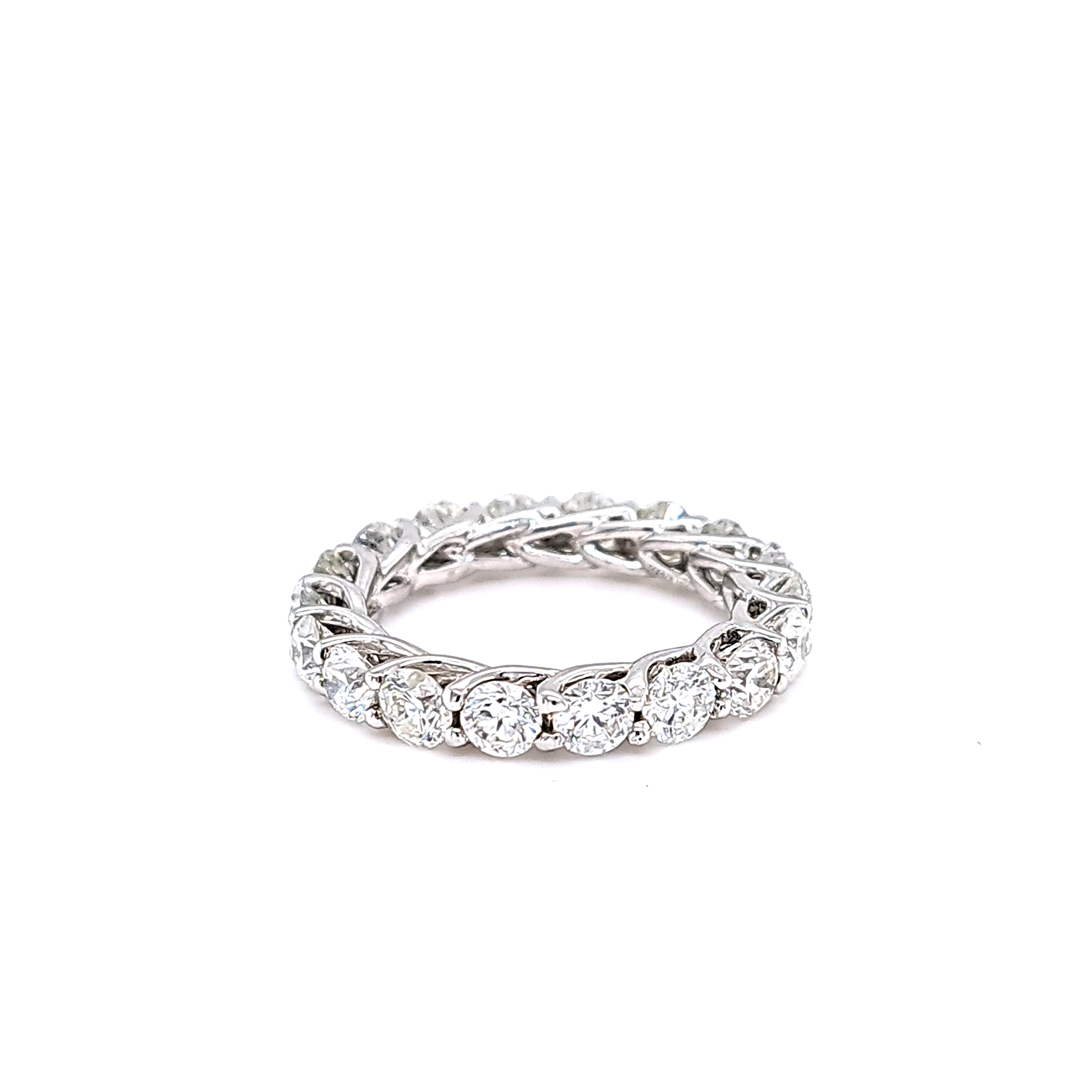 18k White Gold Diamond Eternity Band