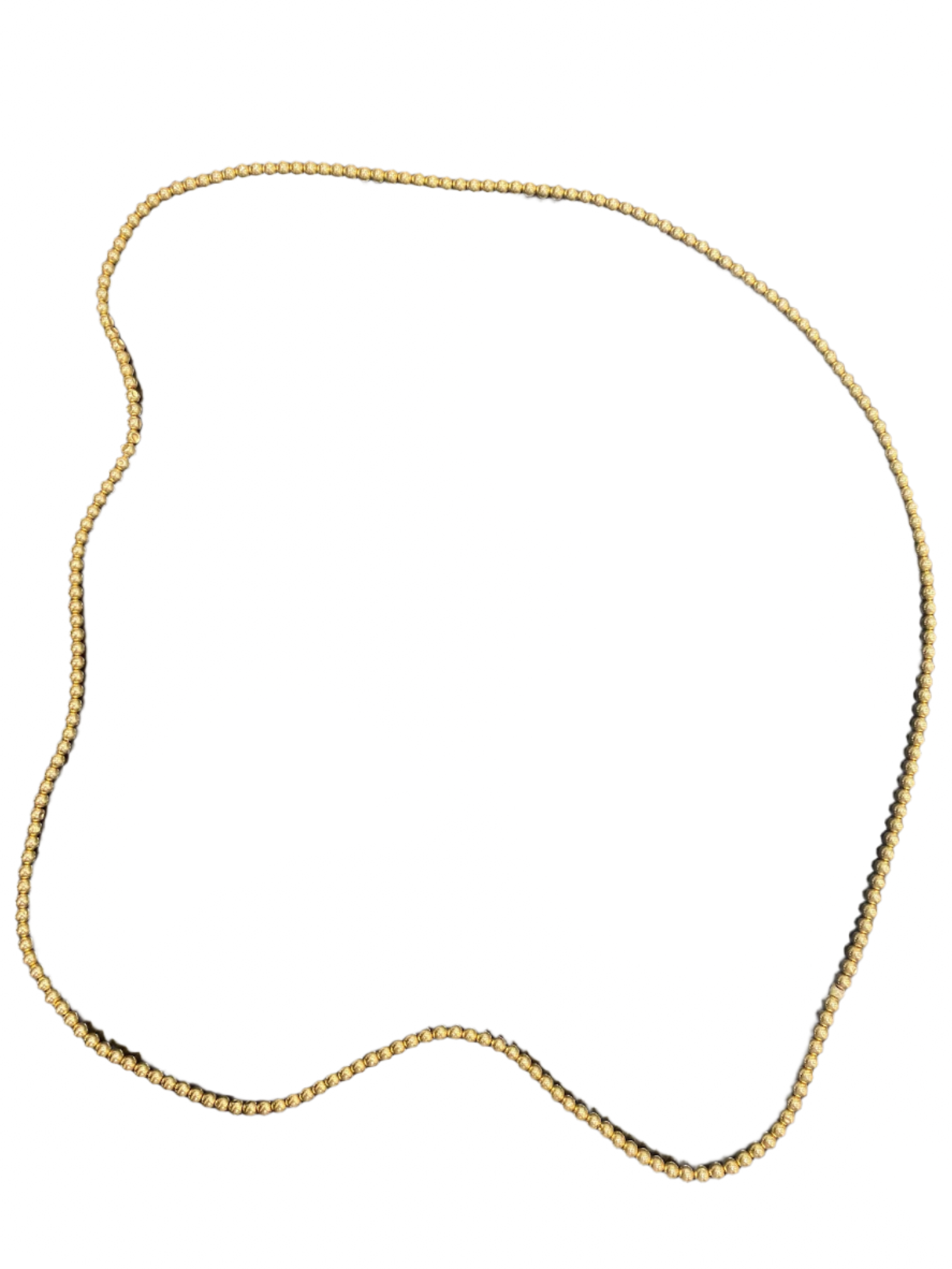 14k Yellow Gold 6.9 grams 31" moon chain