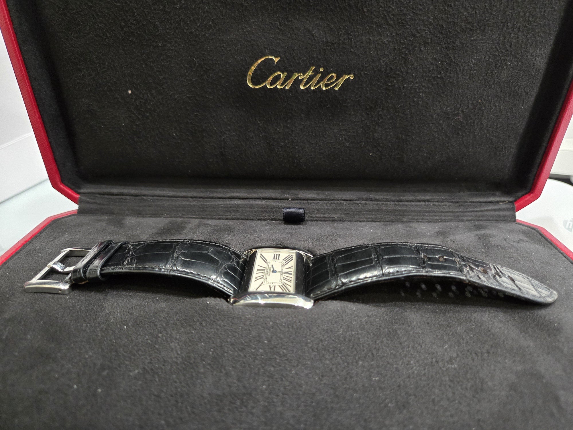 Cartier Tank Divan Large Model - Box and Papers