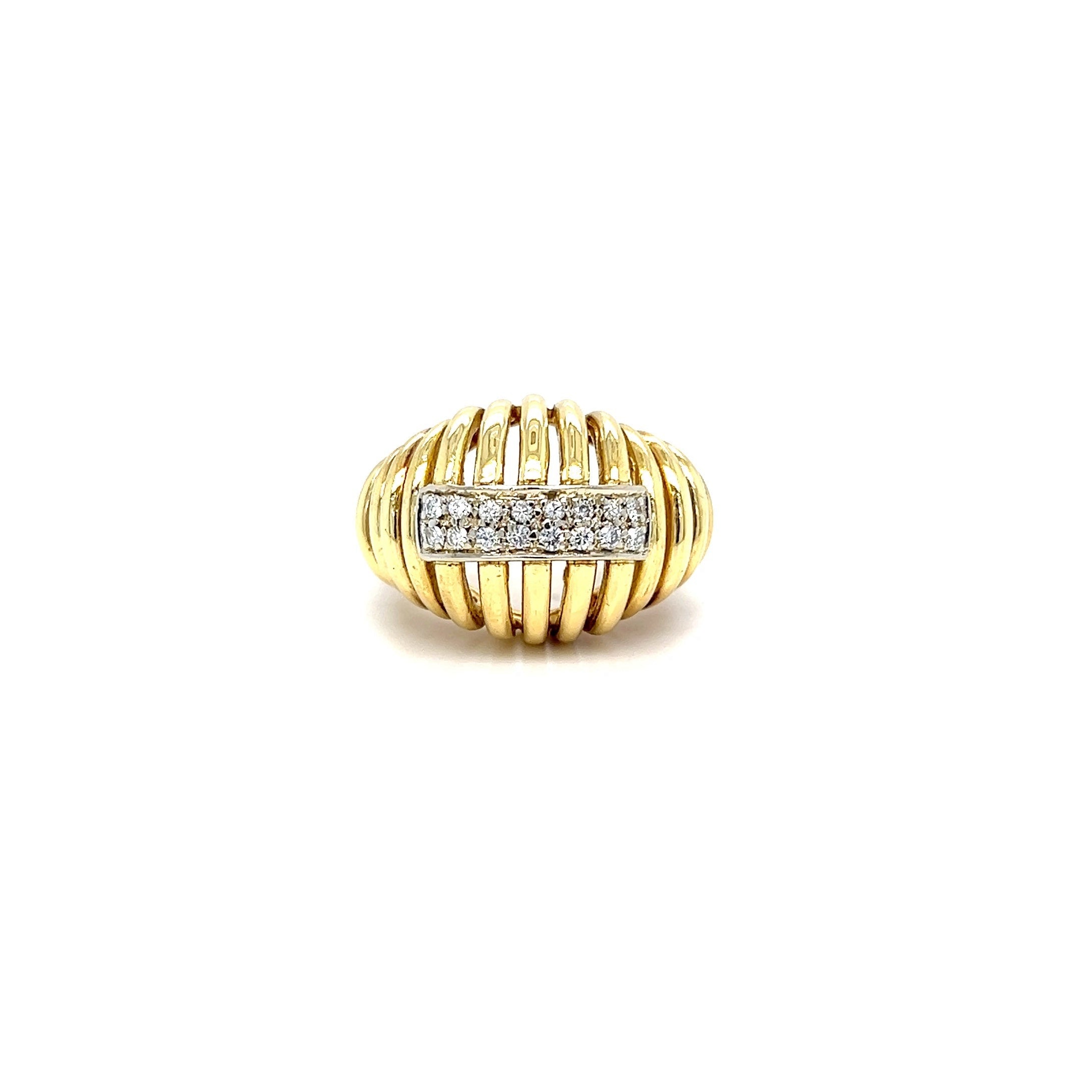 Yellow Gold 18k Diamond Ring | I&I Diamonds in Coconut Creek, FL